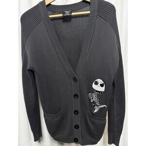 Nightmare Before Christmas 25 Years Boyfriend Cardigan XS Halloween Minimalist
